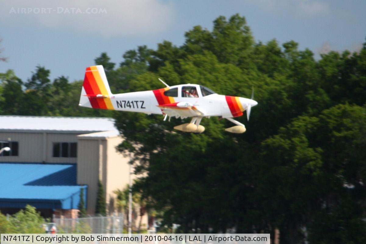 N741TZ, Vans RV-10 C/N 40456, Arriving at Lakeland, FL during Sun N Fun 2010.