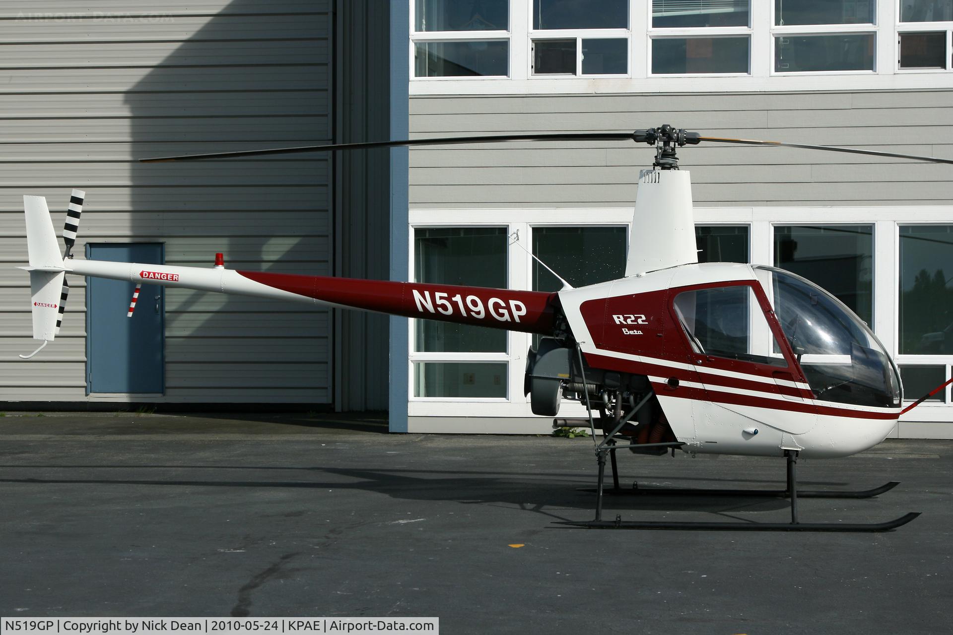 N519GP, 1991 Robinson R22 BETA C/N 2039, KPAE