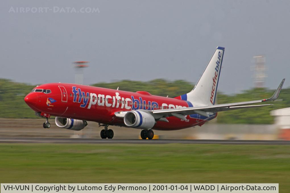 VH-VUN, 2007 Boeing 737-8BK C/N 29676, Pacific Blue