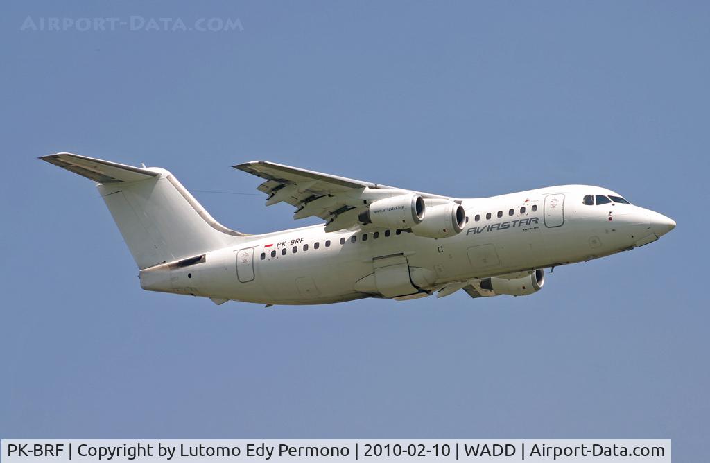 PK-BRF, 1992 British Aerospace BAe.146-200 C/N E2210, Aviastar Mandiri