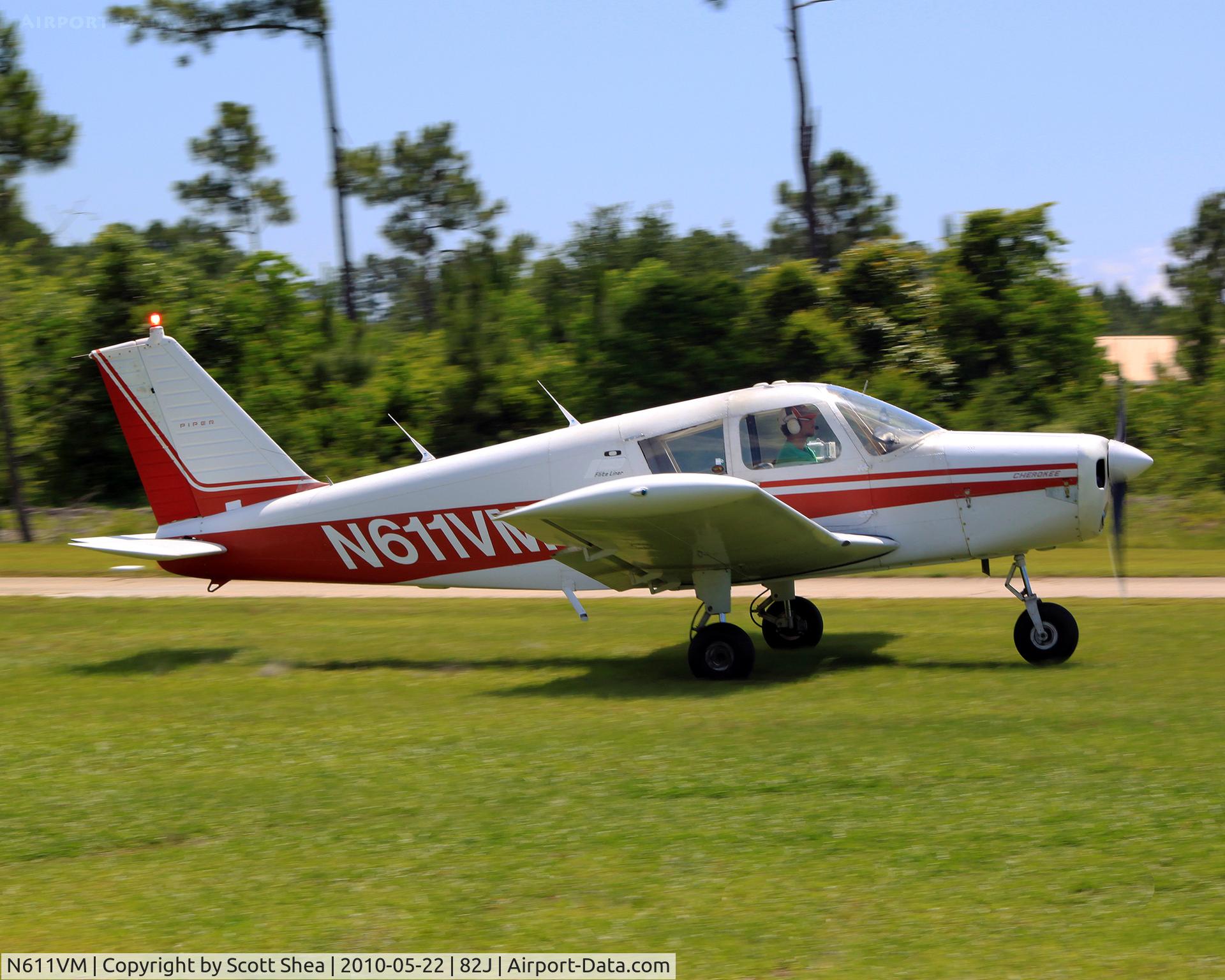 N611VM, Piper PA-28-140 C/N 28-7125344, Soft Field Takeoff