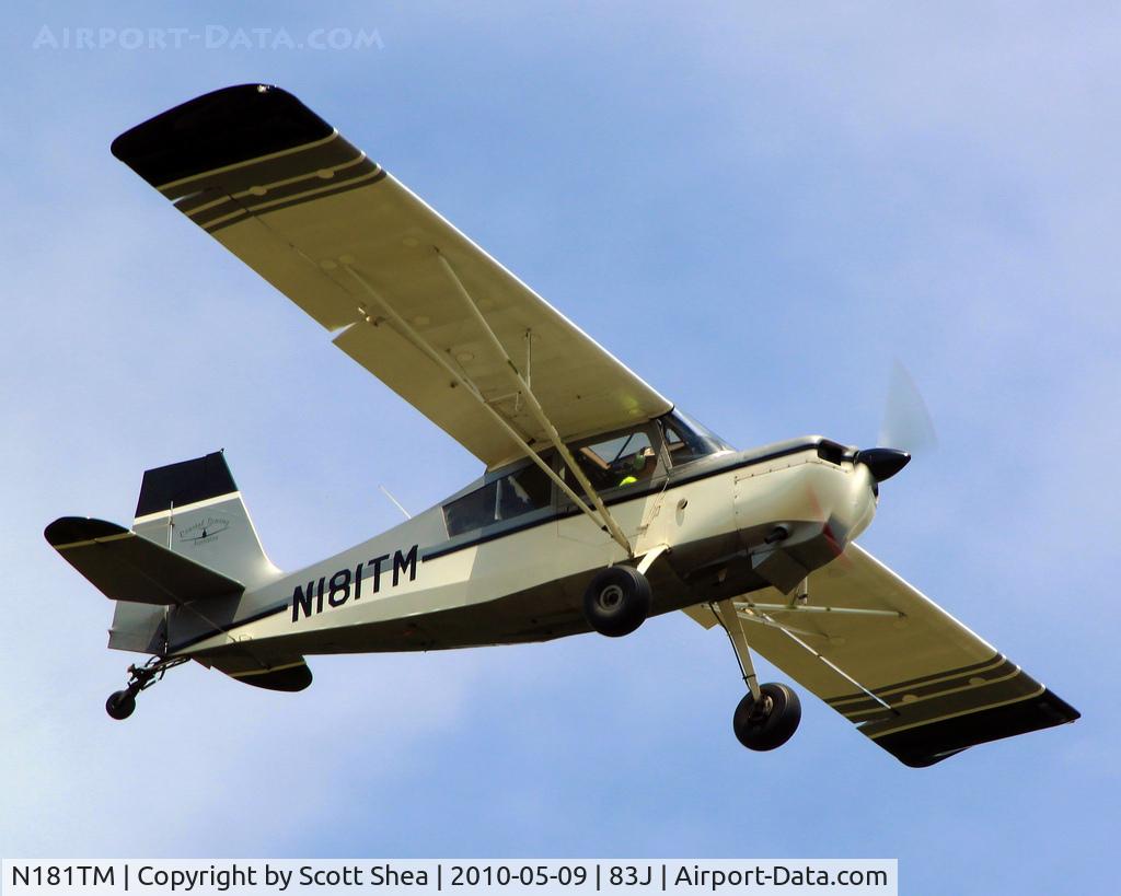 N181TM, 1974 Bellanca 8GCBC C/N 114-74, Landing after a tow