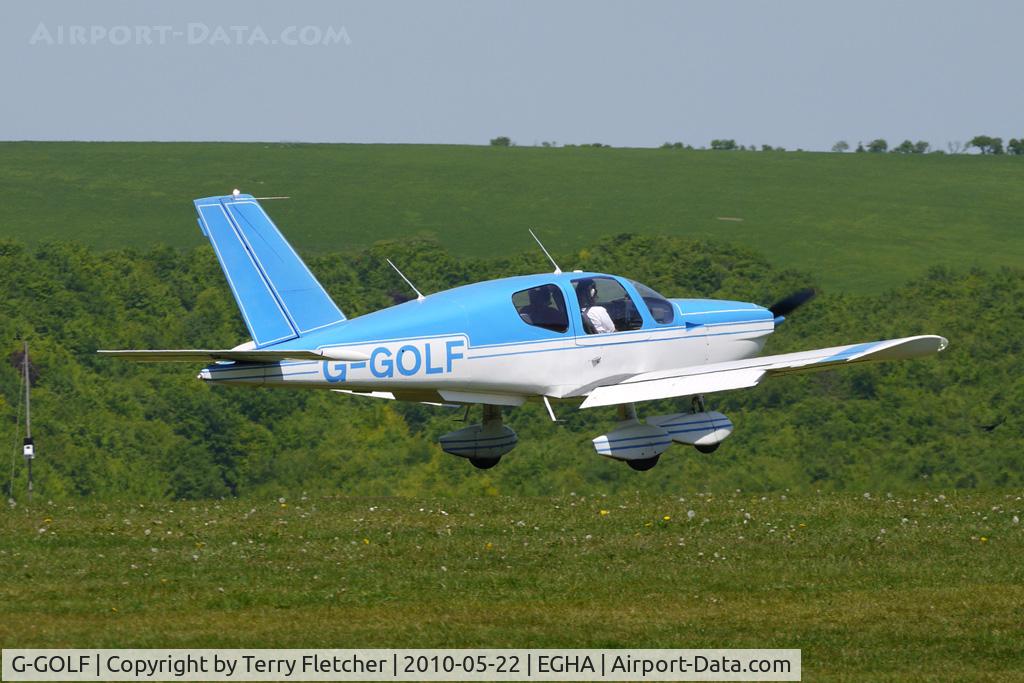 G-GOLF, 1982 Socata TB-10 Tobago C/N 250, 1982 Soc De Construction D\'avions De Tourisme Et D\'affaires SOCATA TB10 at Compton Abbas on 2010 French Connection Fly-In Day
