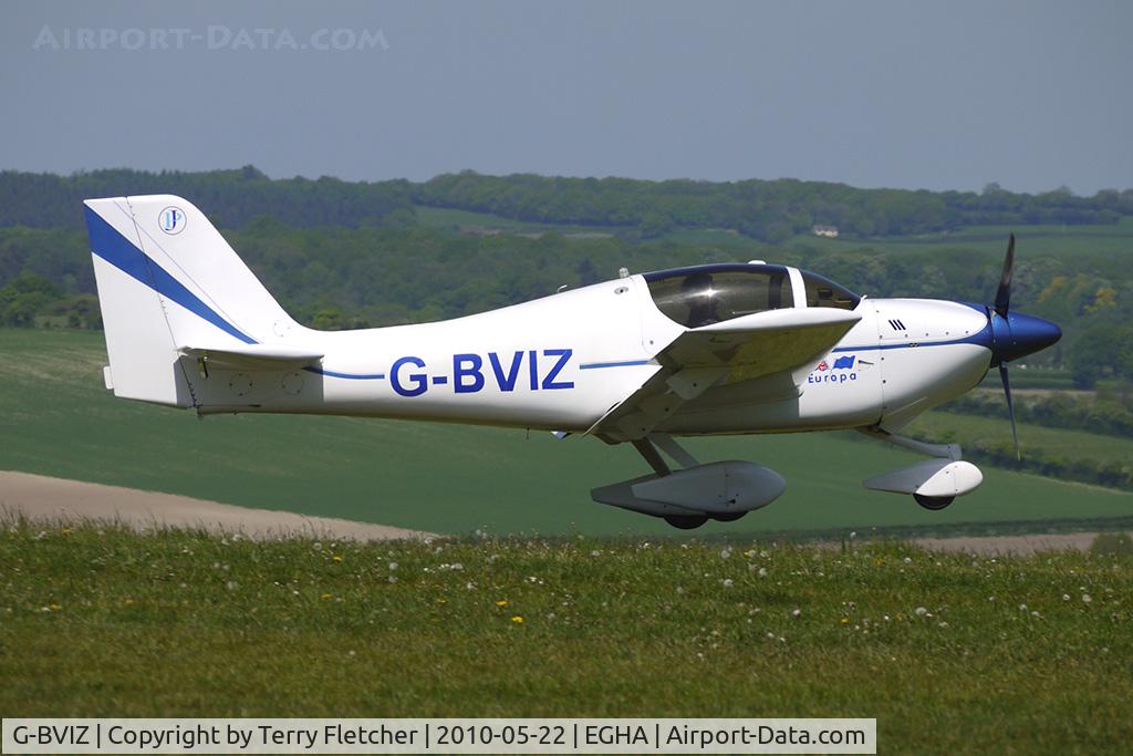 G-BVIZ, 1996 Europa Tri-Gear C/N PFA 247-12601, 1996 Punter Tj And Jeffers Pg EUROPA at Compton Abbas on 2010 French Connection Fly-In Day