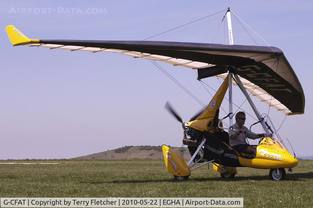 G-CFAT, 2008 P&M Aviation Quik GT450 C/N 8355, Microlight at Compton Abbas on 2010 French Connection Fly-In Day