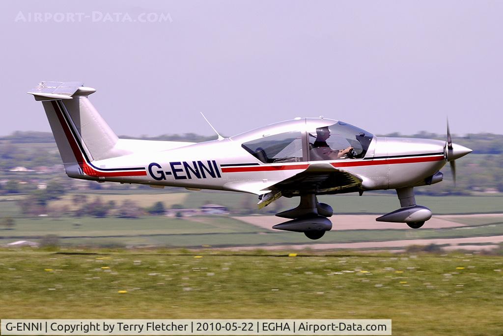 G-ENNI, 1987 Robin R-3000-180 C/N 128, 1987 Avions Pierre Robin PIERRE ROBIN R3000/180 at Compton Abbas on 2010 French Connection Fly-In Day