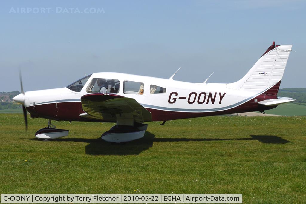 G-OONY, 1983 Piper PA-28-161 Cherokee Warrior II C/N 28-8316015, 1983 Piper PIPER PA-28-161 at Compton Abbas on 2010 French Connection Fly-In Day