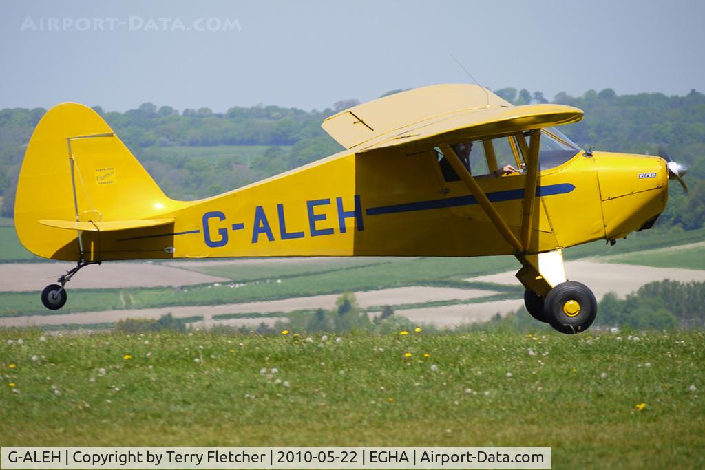 G-ALEH, 1948 Piper PA-17 Vagabond C/N 17-87, 1948 Piper PIPER PA-17 at Compton Abbas on 2010 French Connection Fly-In Day