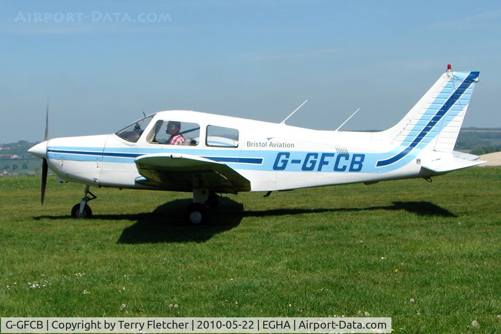 G-GFCB, 1989 Piper PA-28-161 Cadet C/N 2841101, 1989 Piper PIPER PA-28-161 at Compton Abbas on 2010 French Connection Fly-In Day