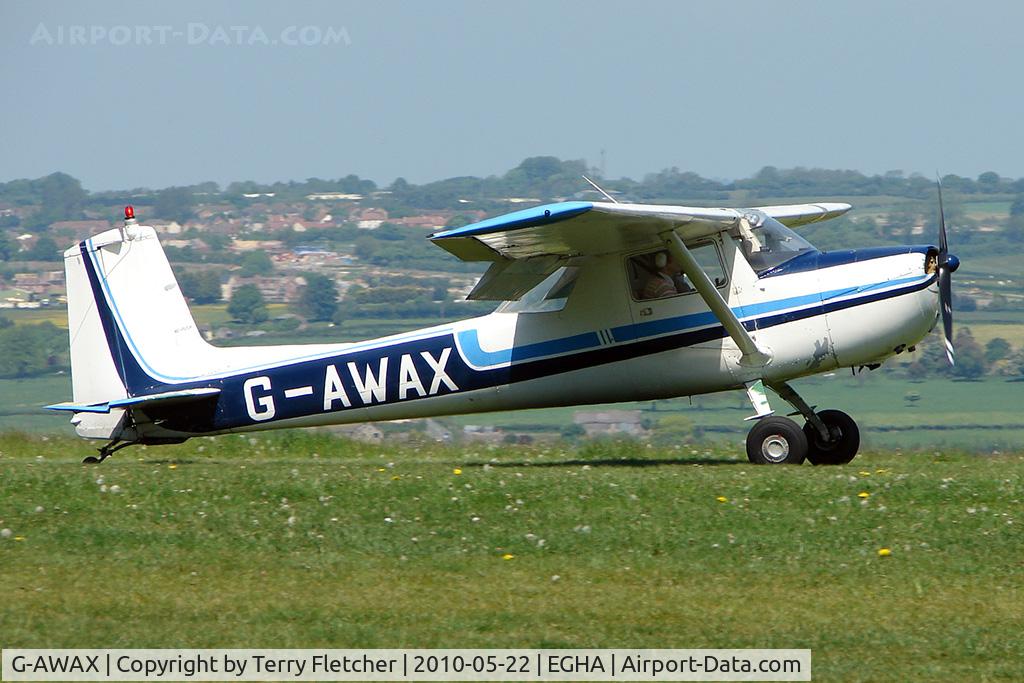 G-AWAX, 1963 Cessna 150D C/N 150-60153, a 1963 Cessna CESSNA 150D at Compton Abbas on 2010 French Connection Fly-In Day