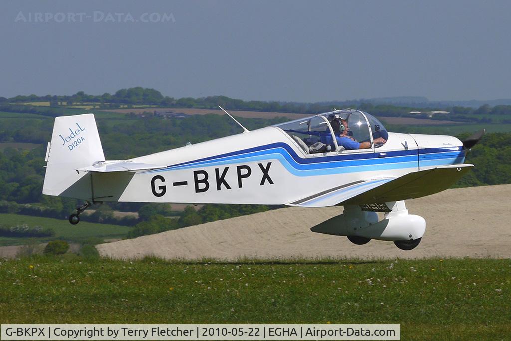 G-BKPX, 1963 Jodel (Wassmer) D-120A Paris-Nice C/N 240, 1963 Societe Wassmer JODEL D120A at Compton Abbas on 2010 French Connection Fly-In Day