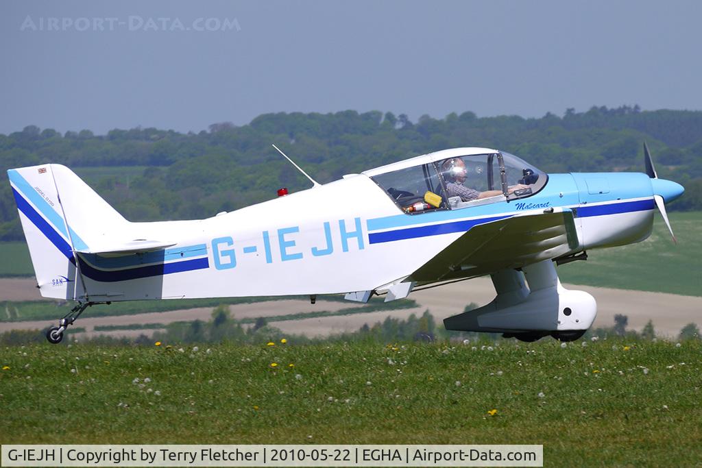 G-IEJH, 1963 SAN Jodel D-150 Mascaret C/N 02, 1963 Societe Aeronautique Normande JODEL D150, at Compton Abbas on 2010 French Connection Fly-In Day