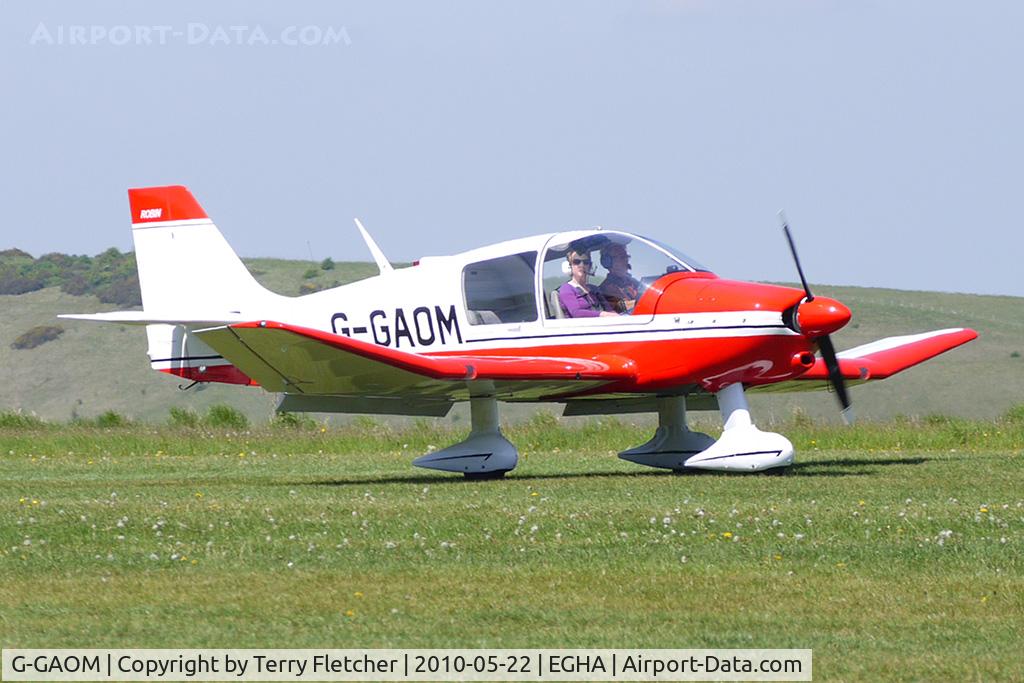 G-GAOM, 1977 Robin DR-400-108  Dauphin 2+2 C/N 1220, 1977 Avions Pierre Robin CEA DR400/2+2 at Compton Abbas on 2010 French Connection Fly-In Day
