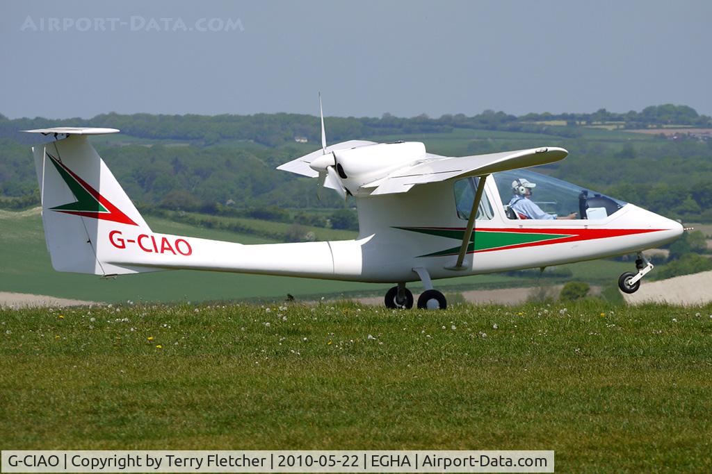 G-CIAO, 1998 Iniziative Industriali Italiane Sky Arrow 650T C/N PFA 298-13095, 1998 Hosier J SKY ARROW 650 T at Compton Abbas on 2010 French Connection Fly-In Day