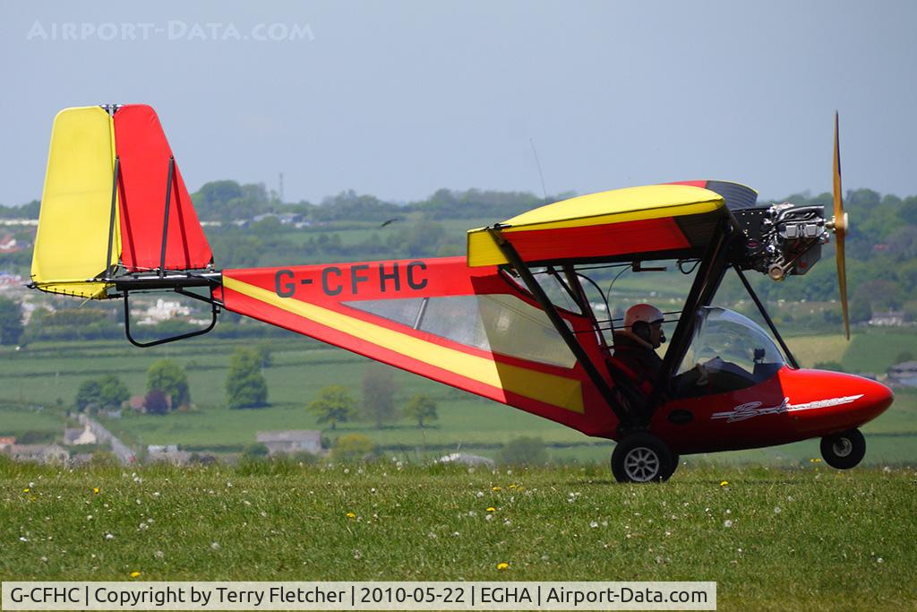 G-CFHC, 2008 Micro Aviation B22J Bantam C/N 08-0322, at Compton Abbas on 2010 French Connection Fly-In Day
