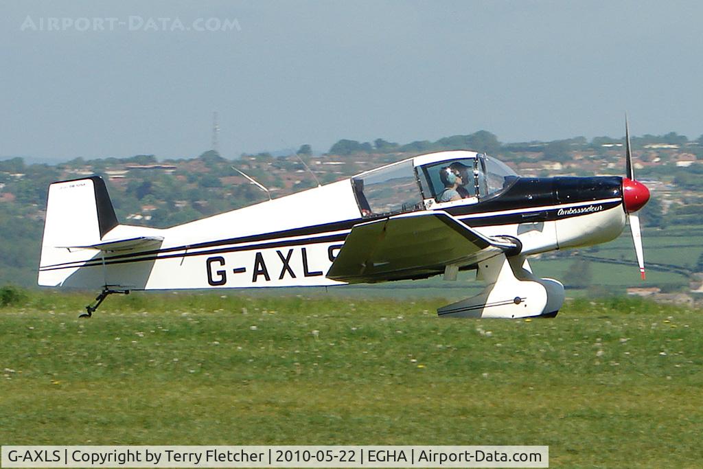 G-AXLS, 1959 Jodel DR-105A Ambassadeur C/N 86, 1959 Societe Aeronautique Normande JODEL DR105A at Compton Abbas on 2010 French Connection Fly-In Day