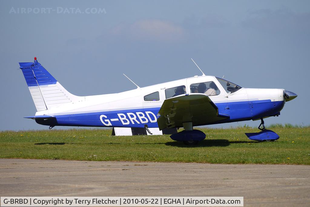 G-BRBD, 1974 Piper PA-28-151 Cherokee Warrior C/N 28-7415315, 1974 Piper PIPER PA-28-151 at Compton Abbas on 2010 French Connection Fly-In Day