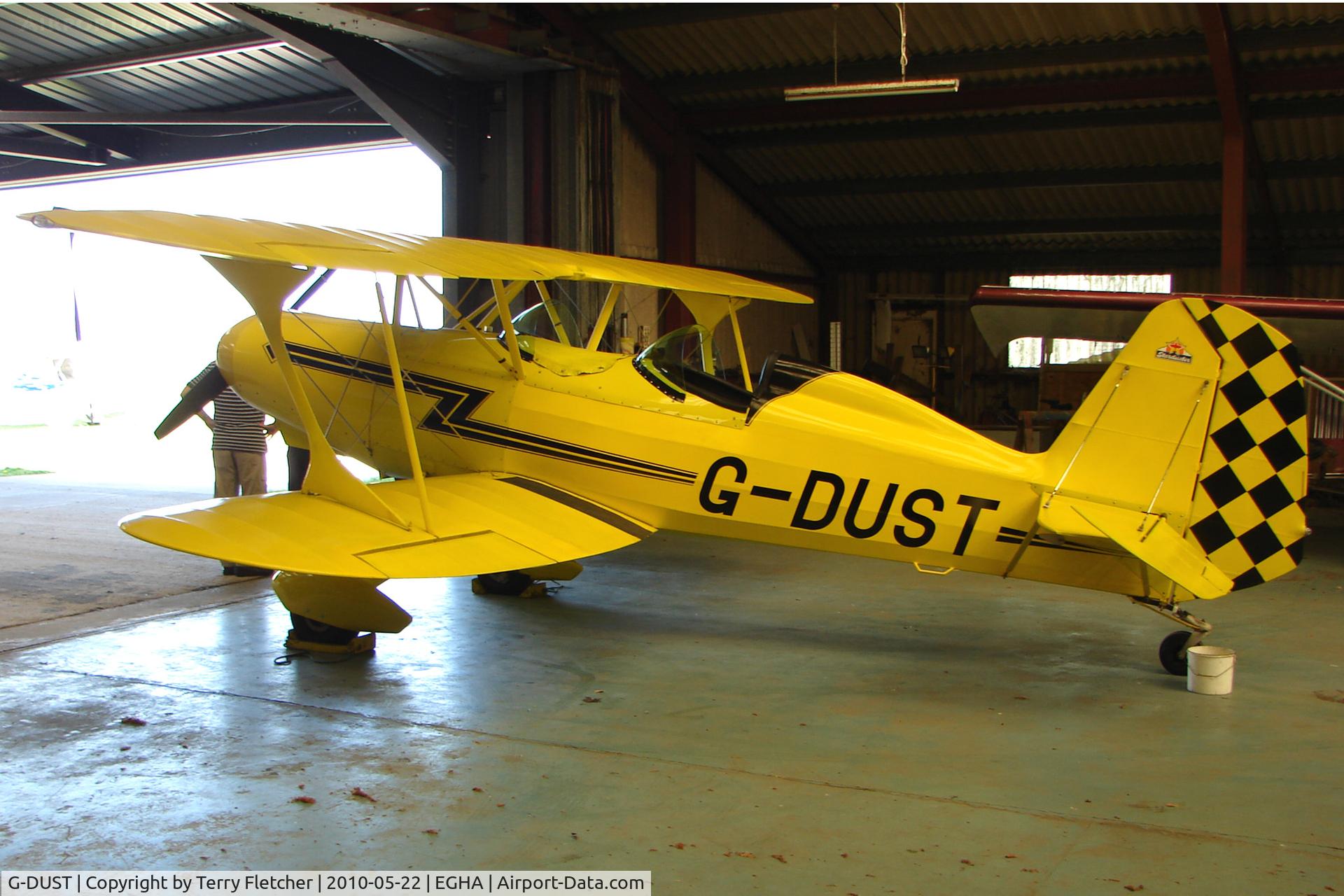G-DUST, 1983 Stolp SA-300 Starduster Too C/N JP-2, 1983 Perritt Jo STARDUSTER TOO SA300 at Compton Abbas base