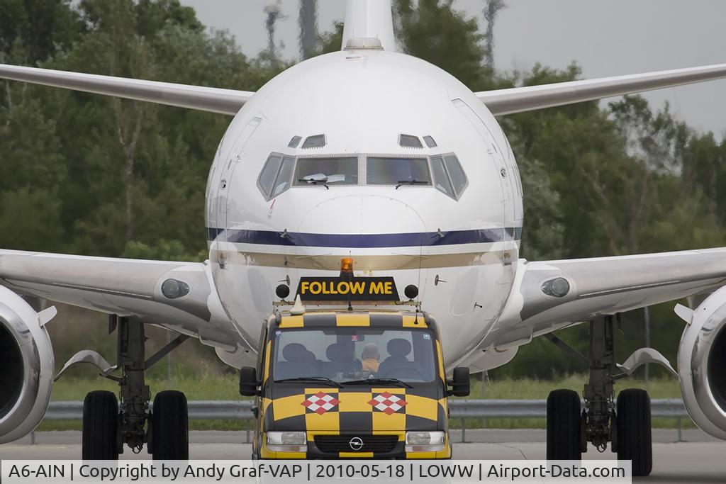 A6-AIN, 1999 Boeing 737-7Z5 BBJ C/N 29268, 737-700