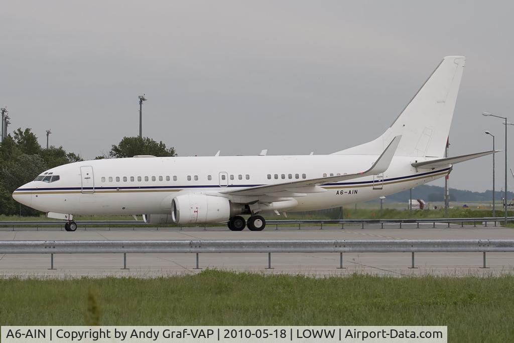 A6-AIN, 1999 Boeing 737-7Z5 BBJ C/N 29268, 737-700