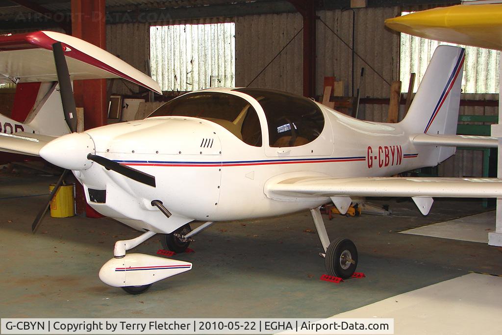 G-CBYN, 2002 Europa XS Tri Gear C/N PFA 247-13751, 2002 Milne Ab EUROPA XS at Compton Abbas base