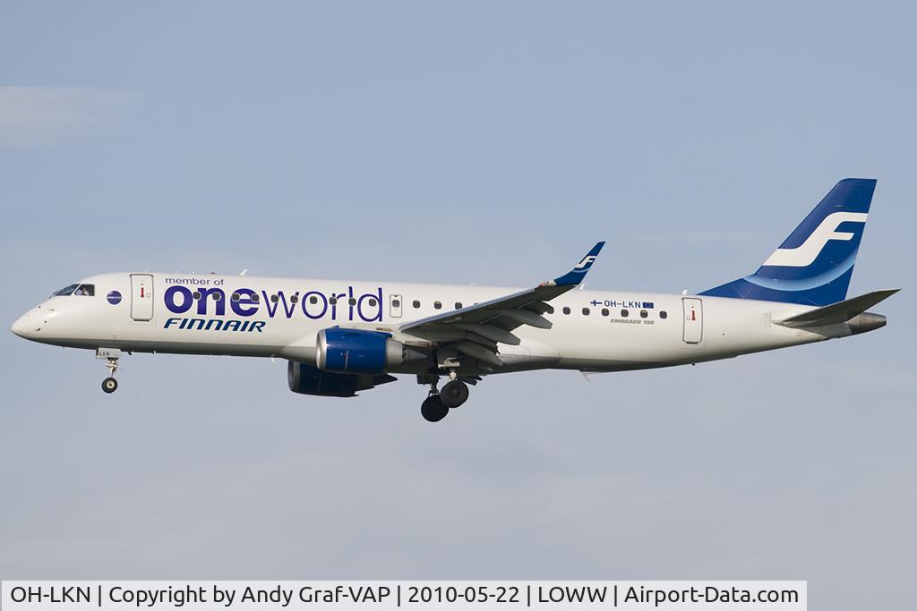 OH-LKN, 2009 Embraer 190LR (ERJ-190-100LR) C/N 19000252, Finnair EMB190