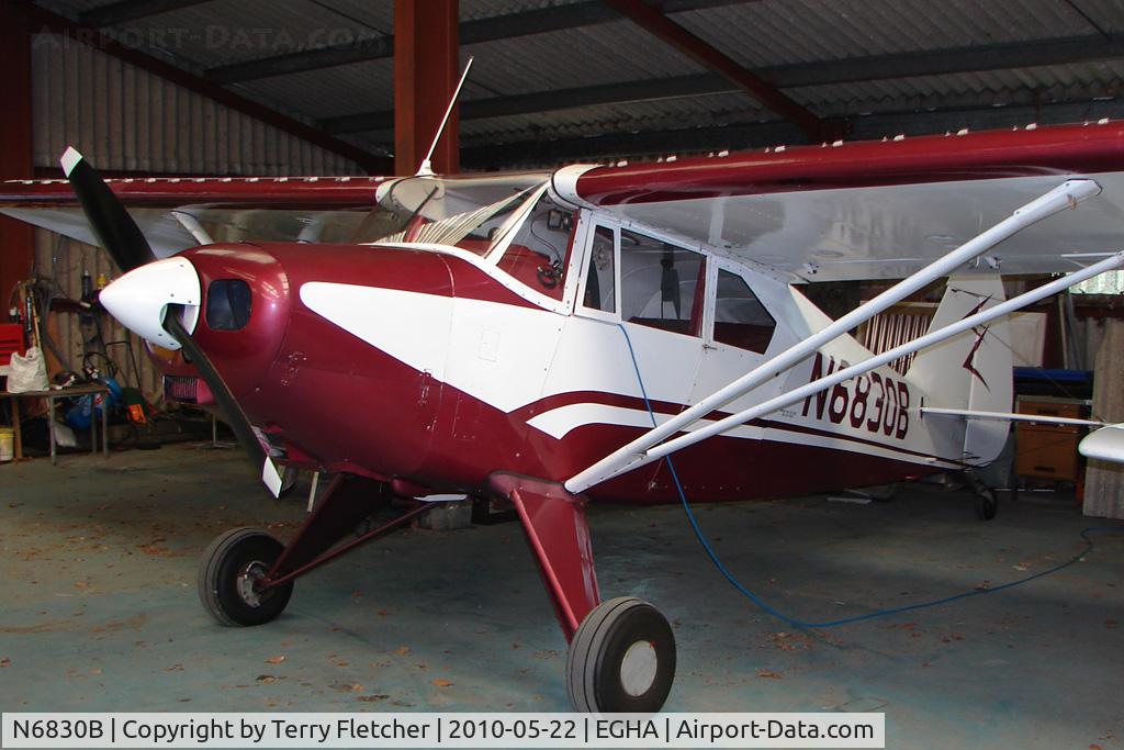 N6830B, Piper PA-22-150 C/N 22-4128, Piper PA-22-150 at Compton Abbas base