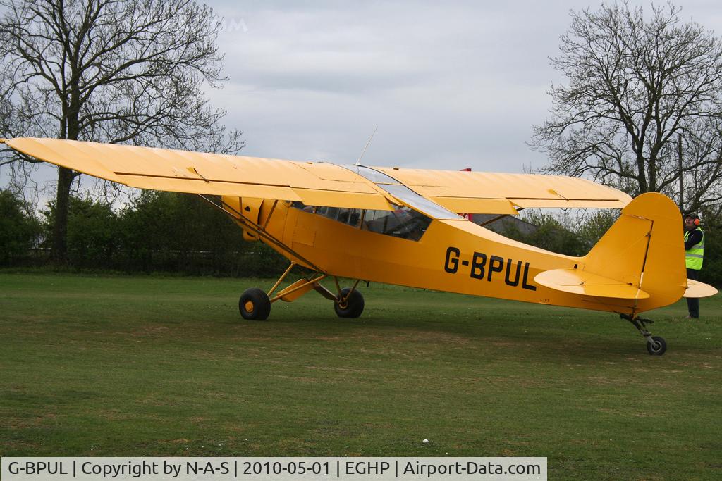 G-BPUL, 1953 Piper L-18C Super Cub (PA-18-95) C/N 18-2517, Micro trade fair 2010