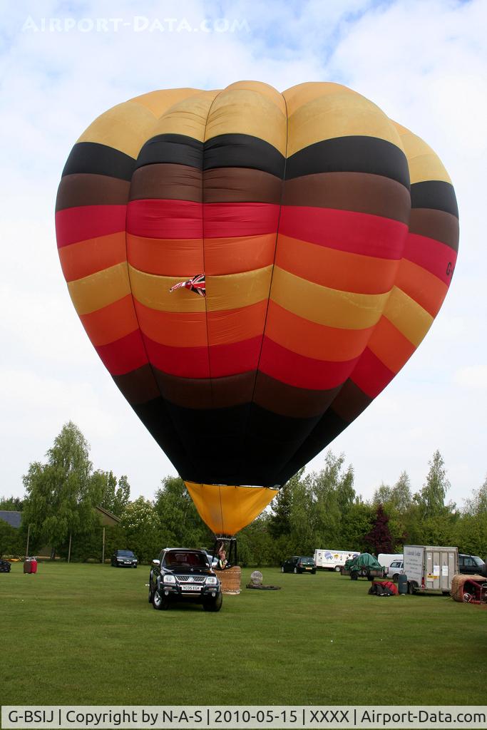 G-BSIJ, 1990 Cameron Balloons V-77 C/N 2164, Taken at Pidley