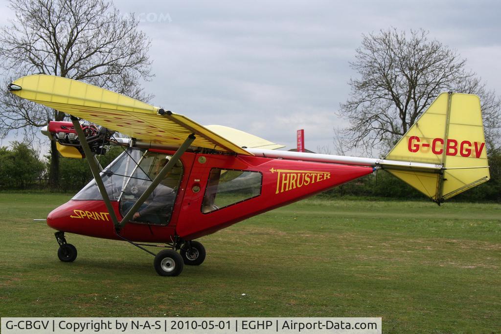 G-CBGV, 2001 Thruster T600N 450 C/N 0121-T600N-056, Micro trade fair 2010