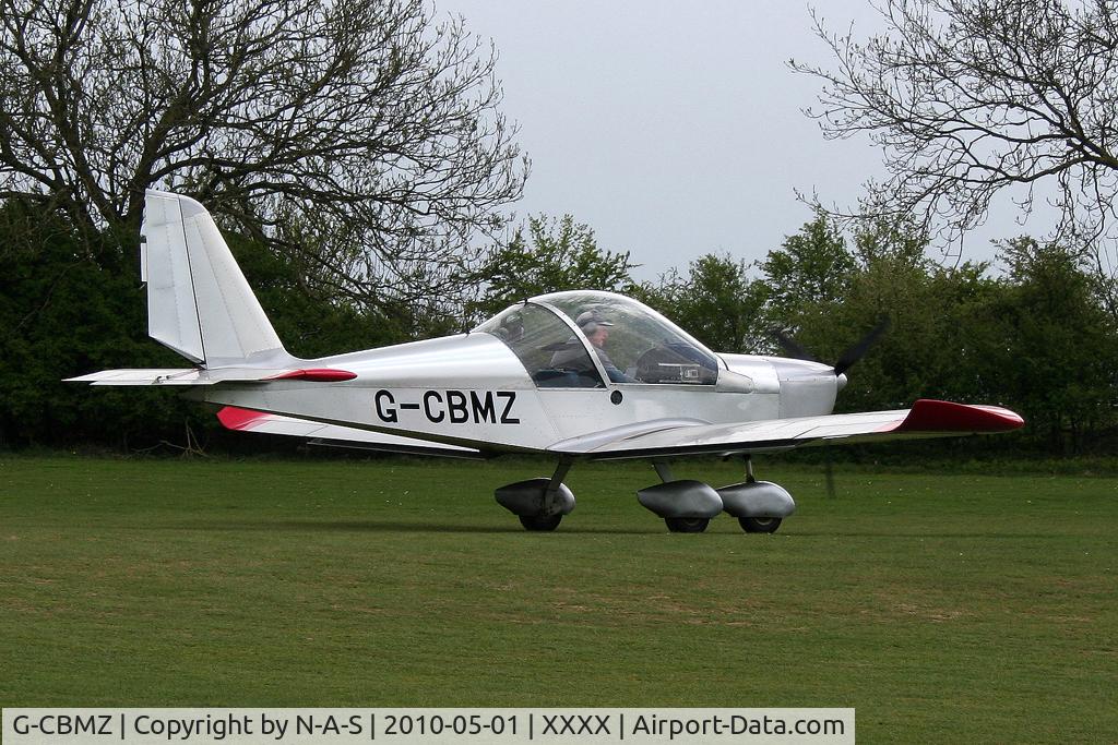 G-CBMZ, 2002 Aerotechnik EV-97 Eurostar C/N PFA 315-13890, Micro trade fair 2010