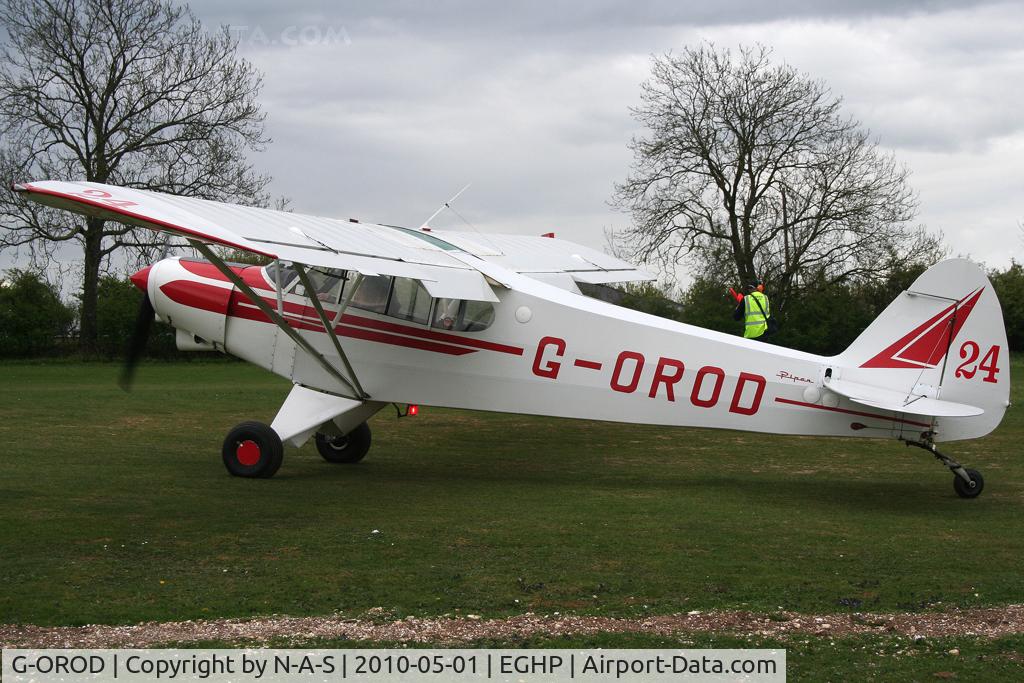 G-OROD, 1962 Piper PA-18-150 Super Cub C/N 18-7856, Micro trade fair 2010