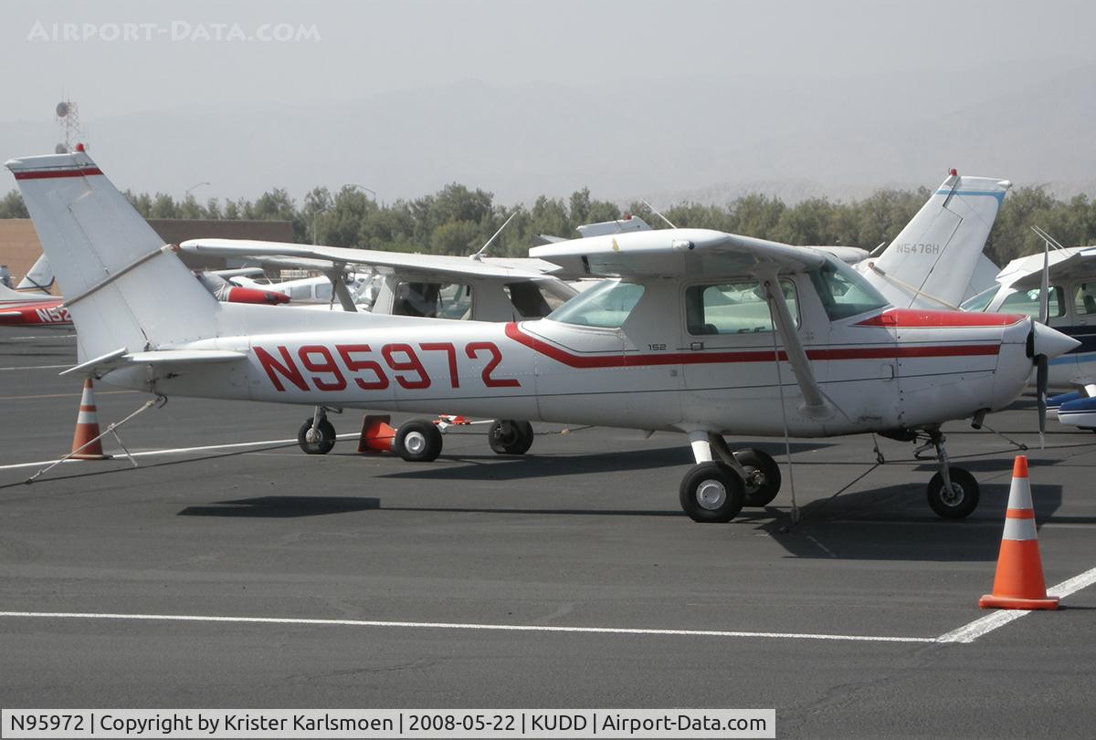 N95972, 1985 Cessna 152 C/N 15285991, Based here