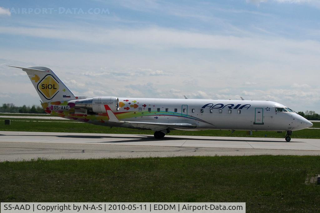 S5-AAD, 1997 Canadair CRJ-200LR (CL-600-2B19) C/N 7166, Taken on a ramp tour