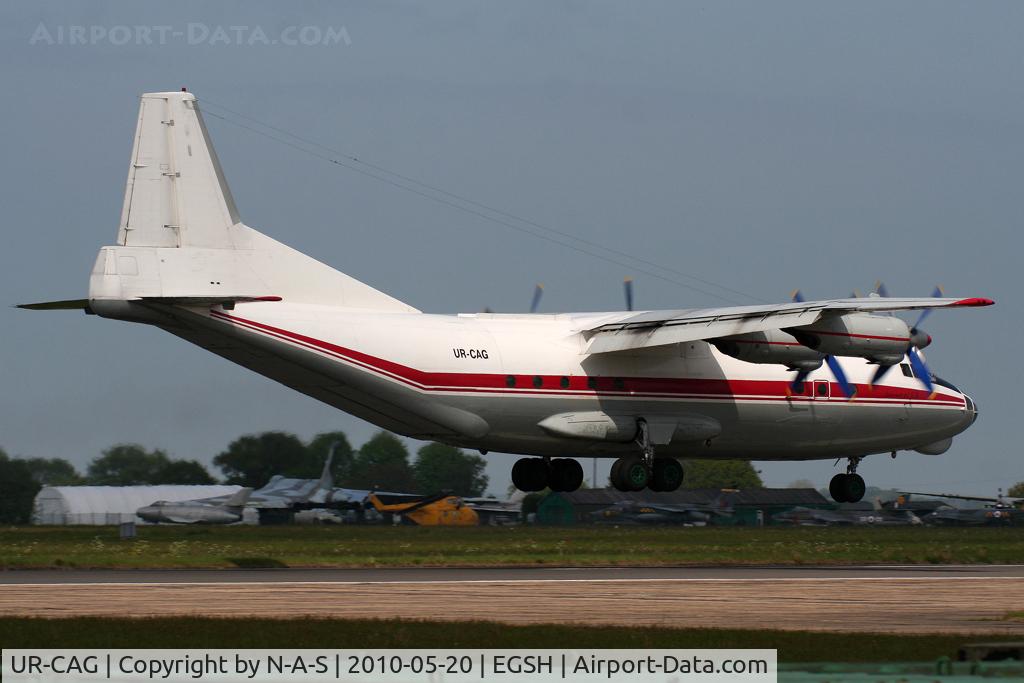UR-CAG, 1969 Antonov An-12BK C/N 9346904, Landing 09