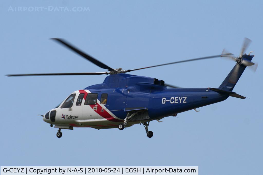 G-CEYZ, 2007 Sikorsky S-76C C/N 760669, Arriving 27