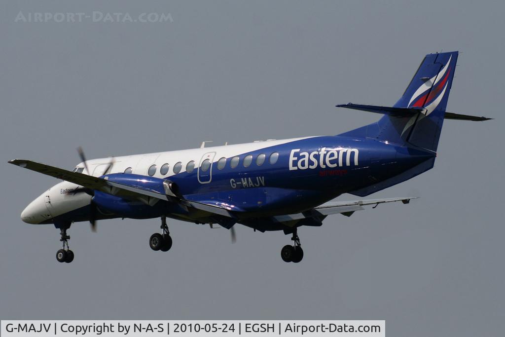 G-MAJV, 1995 British Aerospace Jetstream 41 C/N 41074, Arriving 27