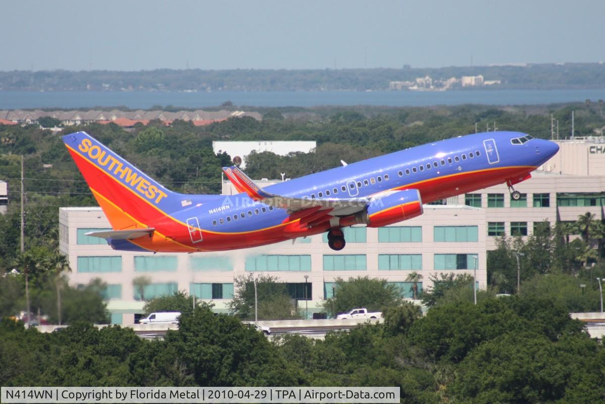 N414WN, 2001 Boeing 737-7H4 C/N 29820, Southwest 737-700