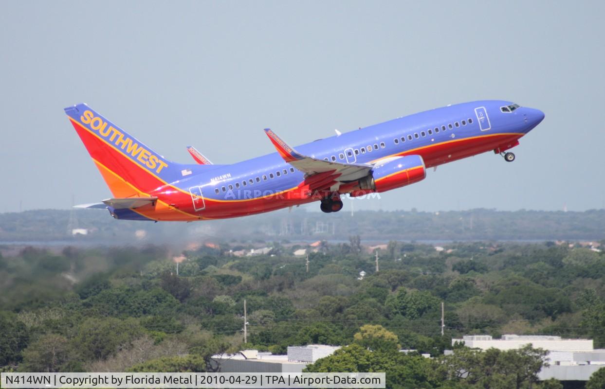 N414WN, 2001 Boeing 737-7H4 C/N 29820, Southwest 737-700