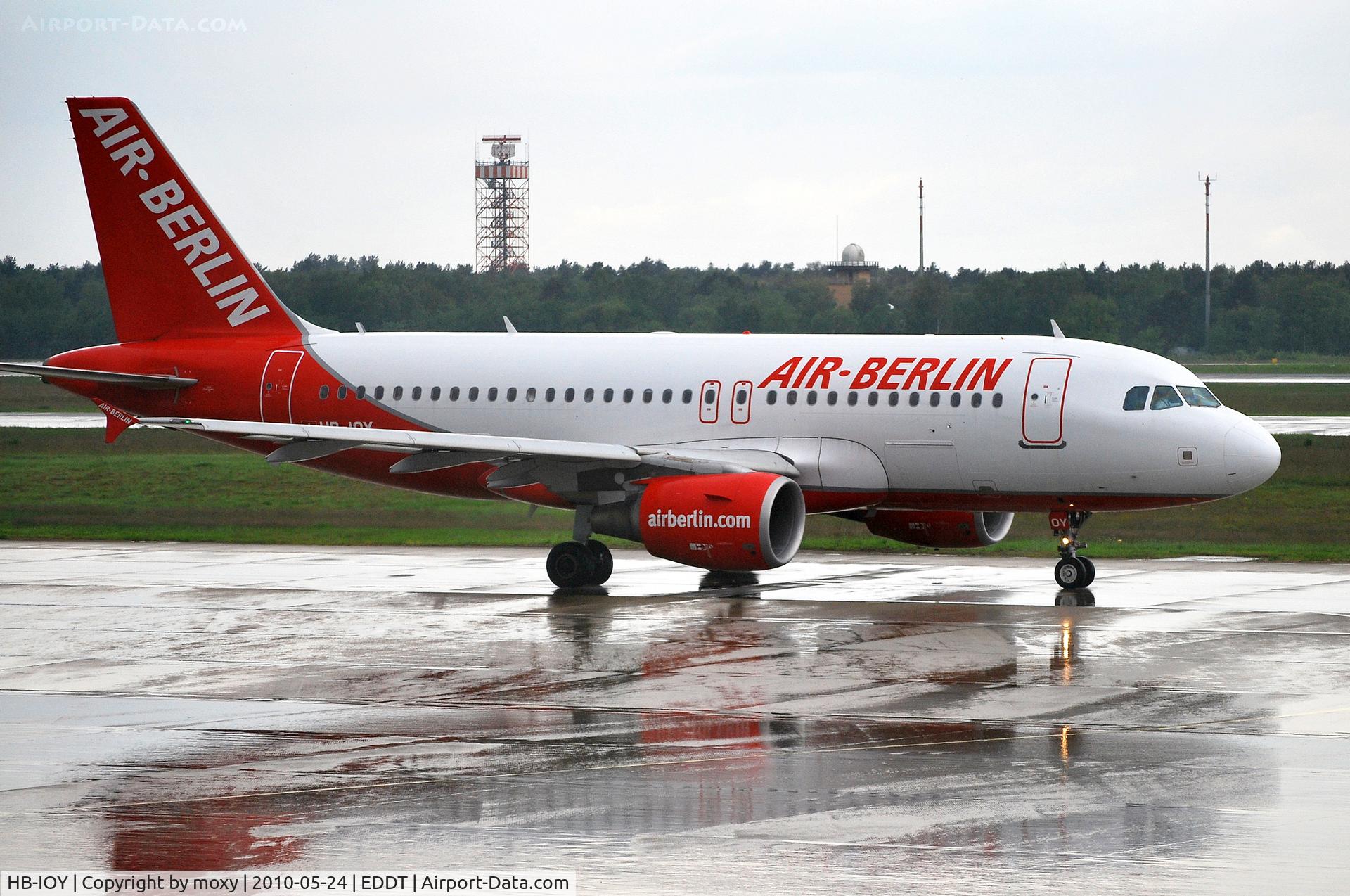 HB-IOY, 2007 Airbus A319-111 C/N 3202, Belair Airbus A319-112 Ex D-ABGG at Berlin Tegel