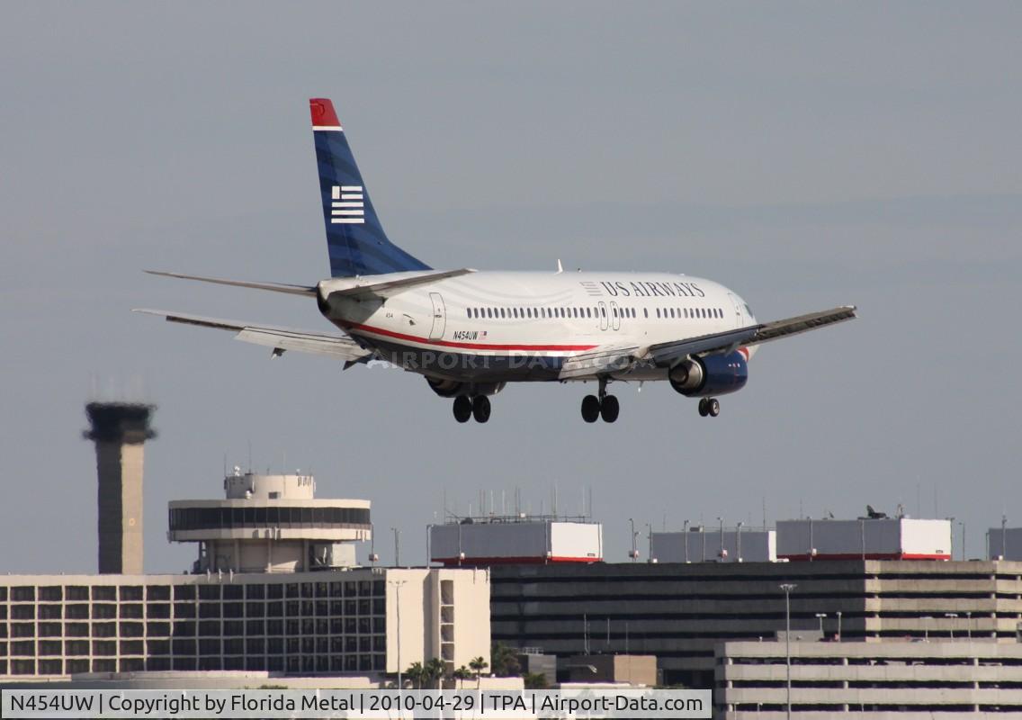 N454UW, 1991 Boeing 737-4B7 C/N 24996, US Airways 737-400