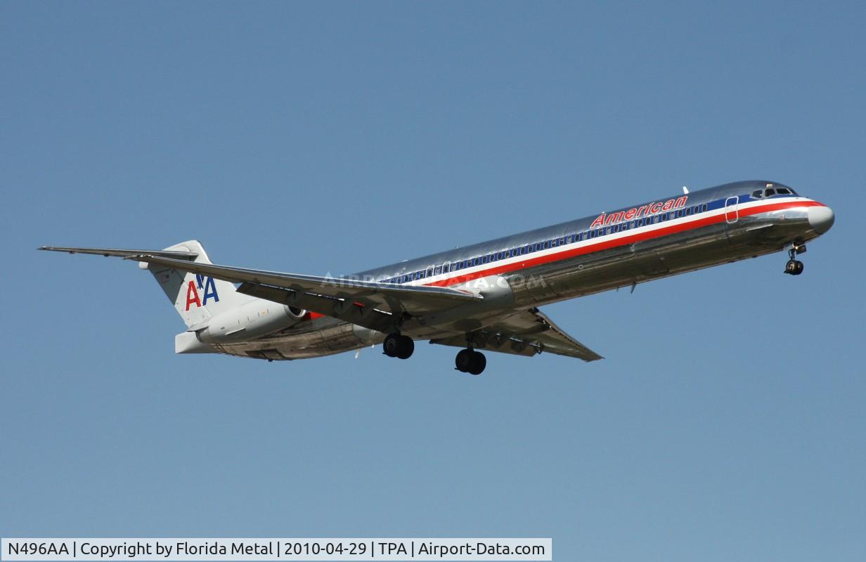 N496AA, 1989 McDonnell Douglas MD-82 (DC-9-82) C/N 49734, American MD-82