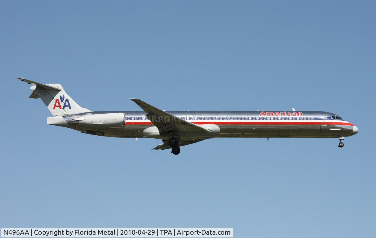 N496AA, 1989 McDonnell Douglas MD-82 (DC-9-82) C/N 49734, American MD-82