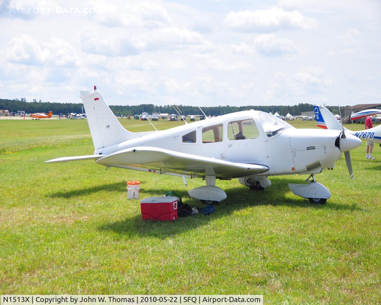 N1513X, 1975 Piper PA-28-180 C/N 28-7505237, Virginia Regional Fly-In at Suffolk