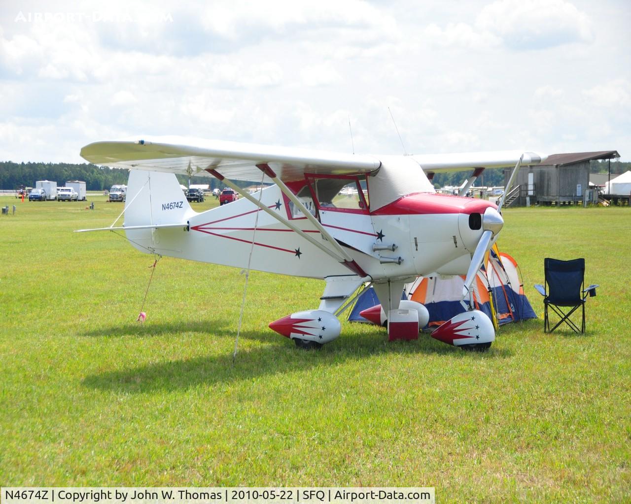 N4674Z, 1961 Piper PA-22-108 Colt Colt C/N 22-8207, Virginia Regional Fly-In at Suffolk