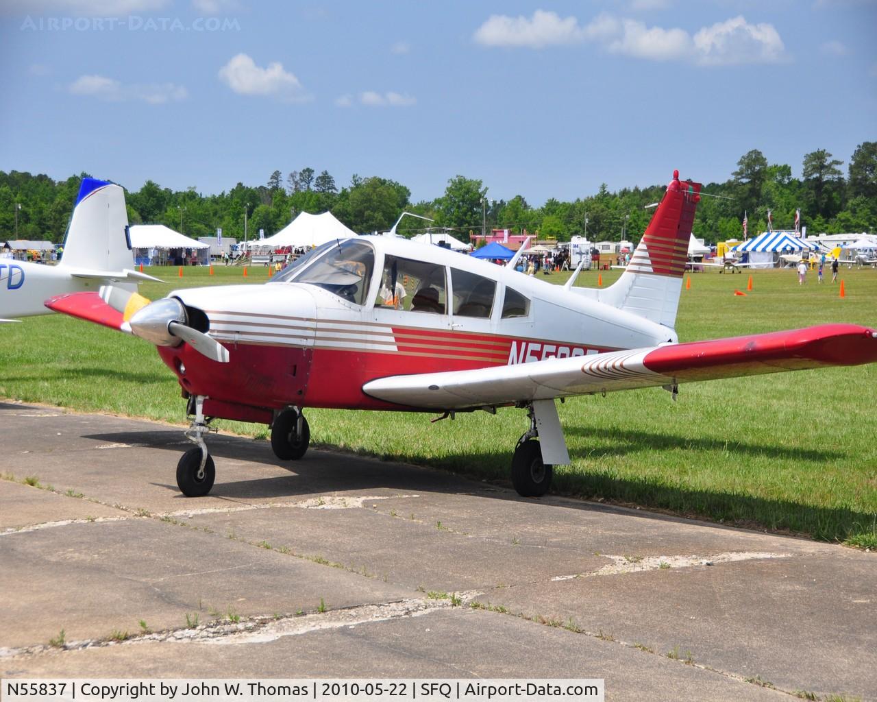 N55837, 1973 Piper PA-28R-200 C/N 28R-7335298, Virginia Regional Fly-In at Suffolk