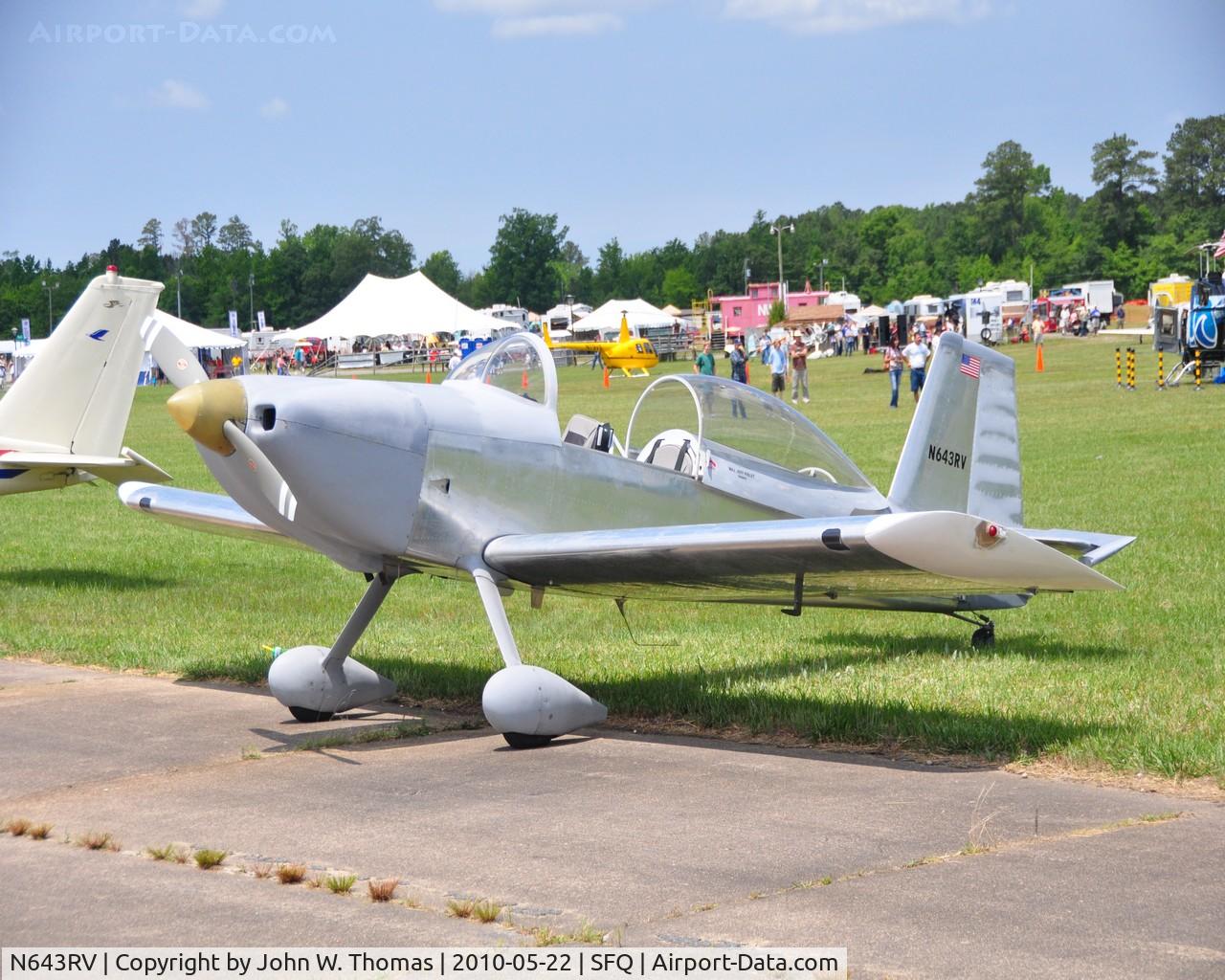 N643RV, Vans RV-8 C/N 001 (N643RV), Virginia Regional Fly-In at Suffolk