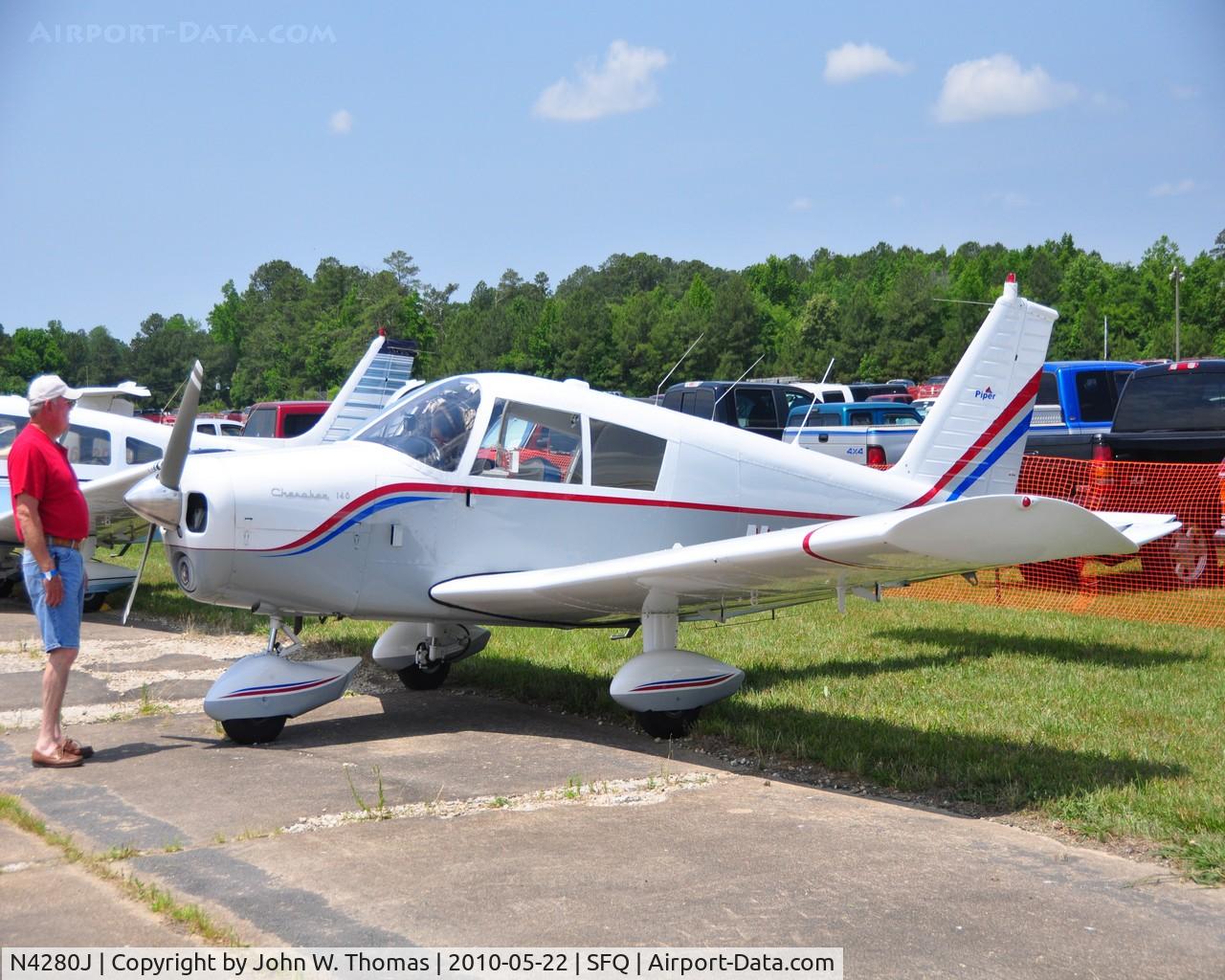 N4280J, 1967 Piper PA-28-140 C/N 28-22640, Virginia Regional Fly-In at Suffolk