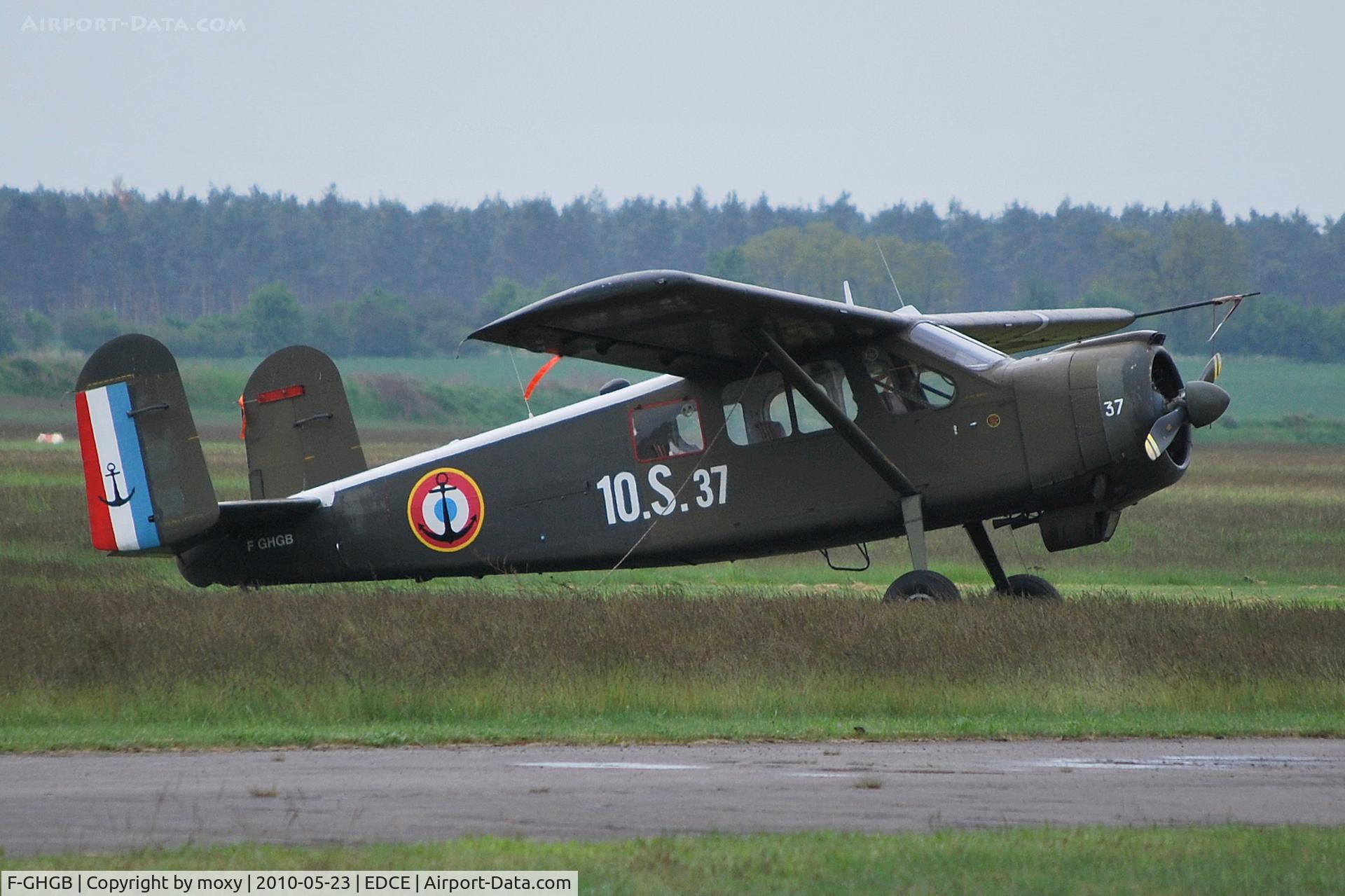 F-GHGB, Max Holste MH-1521C-1 Broussard C/N 256, Max Holste Broussard at Eggersdorf, Eastern Germany.