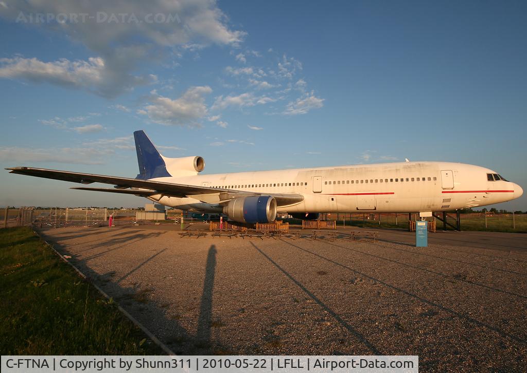 C-FTNA, 1972 Lockheed L-1011-150 Tristar C/N 1019, Preserved in still Air Transat basic c/s at the Cargo area...